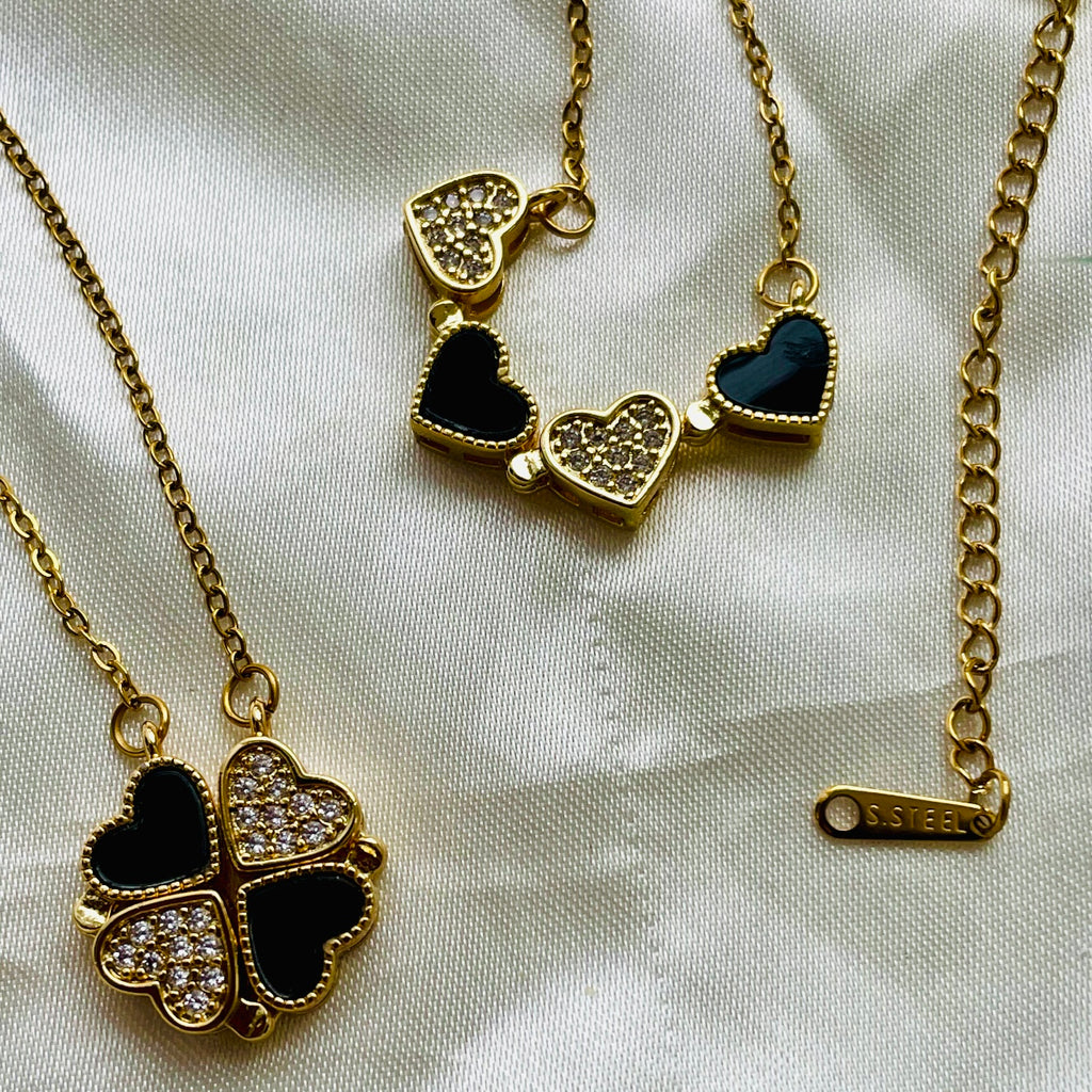 Collier 4 cœur